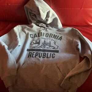 Unbranded California Republic Gray Pullover Hoodie